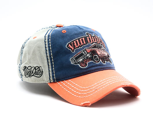 Kšiltovka Von Dutch - Baseball - Embroidery - Orange / Navy