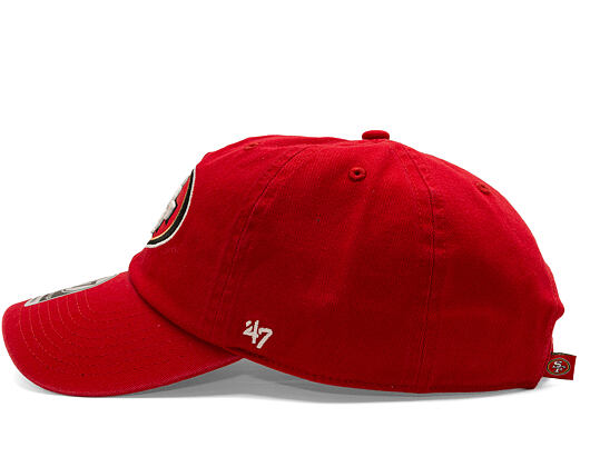 Kšiltovka '47 Brand - NFL CLEAN UP - San Francisco 49ers - Red