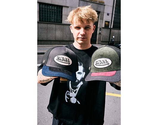 Kšiltovka Von Dutch - Trucker - Bi-Material Visor Patch - Green