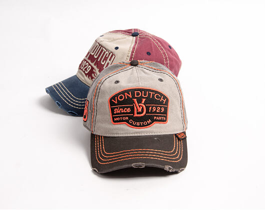 Kšiltovka Von Dutch - Baseball - Embroidery - White / Navy