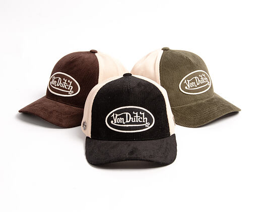 Kšiltovka Von Dutch - Baseball - Corduroy Patch Premium - Black