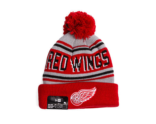 Kulich New Era - NHL Evergreen Wordmark Pom Medium Knit - Detroit Red Wings - Team Color
