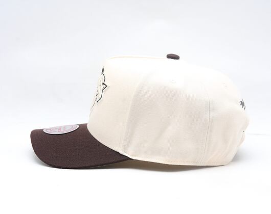 Kšiltovka Mitchell & Ness - NBA Brown And Cream Pro Snapback - New York Knicks - Cream