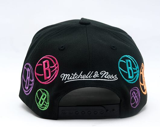 Kšiltovka Mitchell & Ness - NBA 404 Club Neon Pro Snapback - Brooklyn Nets - Black