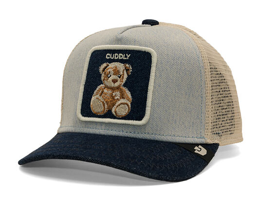 Dětská kšiltovka Goorin - Denim Cuddly Mini - Teddy Bear - Denim