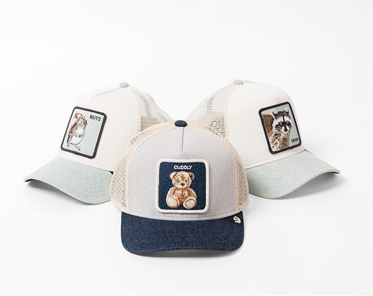 Dětská kšiltovka Goorin - Denim Cuddly Mini - Teddy Bear - Denim