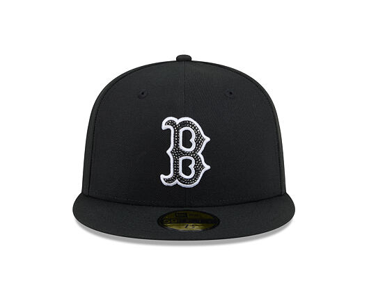 Kšiltovka New Era - MLB Rhinestone Badge 59FIFTY - Boston Red Sox - Black