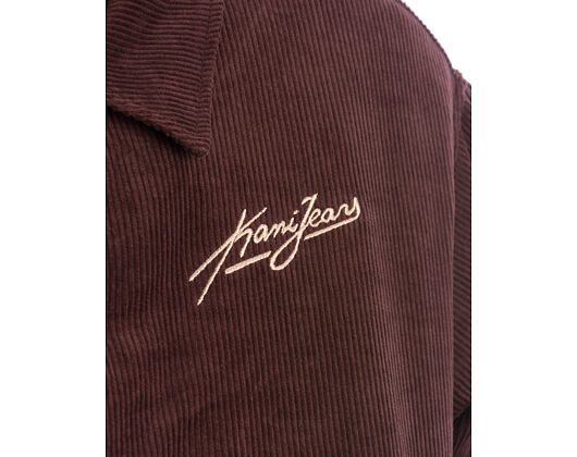 Bunda Karl Kani - Kani Jeans Corduroy Oversized College Jacket - Brown