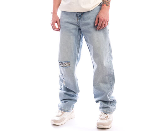 Kalhoty Karl Kani - OG Distressed Straight Leg Jeans - Blue