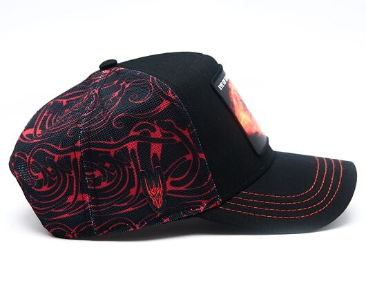 Kšiltovka Capslab - Lord of the Rings Trucker - Eye of Sauron - Black / Red