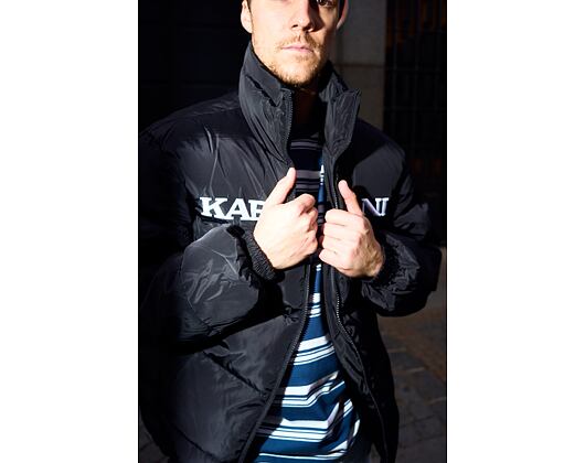 Péřová Bunda Karl Kani Retro Essential Puffer Jacket black