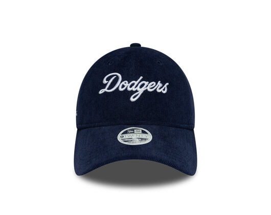 Dámská Kšiltovka New Era - MLB Cord Script 9TWENTY - LA Dodgers - Navy / White