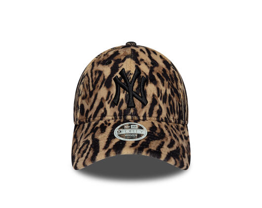 Dámská Kšiltovka New Era - MLB Ocelot Print 9FORTY - NY Yankees - Black / Brown