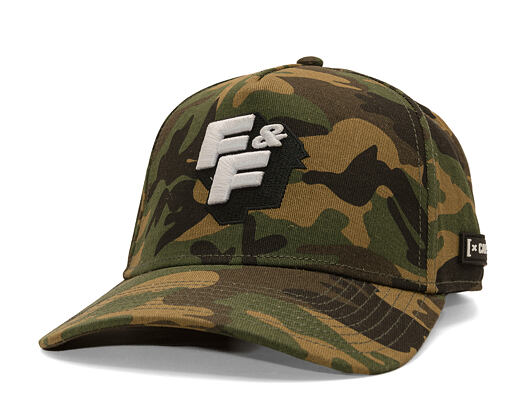 Kšiltovka Capslab - Fast & Furious A-Frame - F&F Logo - Camo