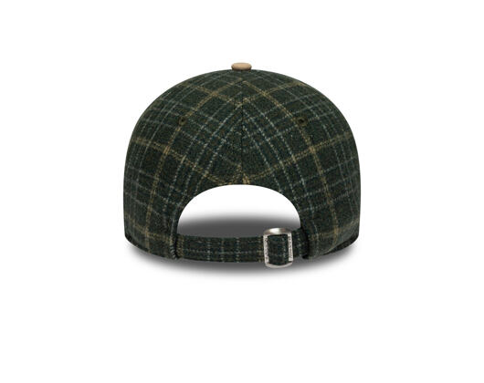 Kšiltovka New Era - MLB Mix Check 9TWENTY - NY Yankees - Stone / Cilantro Green