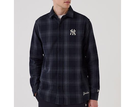 Triko New Era - MLB Plaid Shirt - NY Yankees - Navy