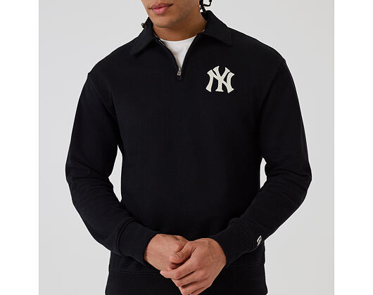 Mikina New Era - MLB Quarter Zip - NY Yankees - Black
