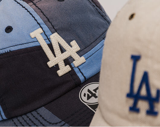 Kšiltovka '47 Brand - MLB Worn In Patched CLEAN UP - LA Dodgers - Navy