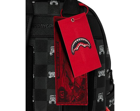 Batoh Sprayground - Gray Peeking Character Check Savage Backpack