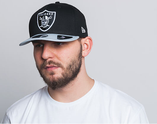 Kšiltovka New Era Cotton Block 3 Oakland Raiders Black/Grey Snapback