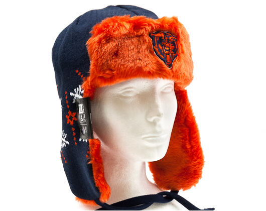 Beranice New Era Trapper Snowflake Chicago Bears Team Colors