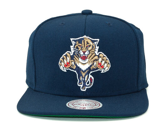 Kšiltovka Mitchell & Ness Florida Panthers Wool Solid Navy Snapback