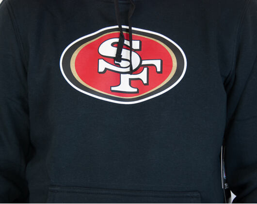 Mikina s kapucí New Era NFL Team Logo San Francisco 49ers Hoody Black