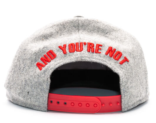 Kšiltovka New Era Sorry I'm Fresh Grey Heather/Red Snapback
