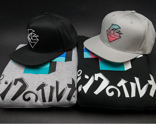 Mikina s kapucí Pink Dolphin 3D Core Hoodie Black