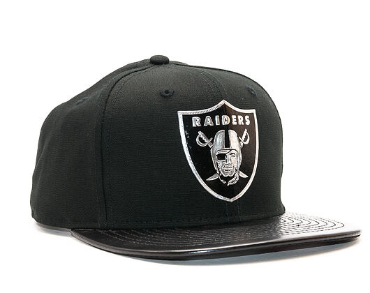 Kšiltovka New Era Fabric Mix Oakland Raiders Black/Silver Snapback