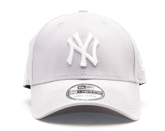 Kšiltovka New Era - MLB Essential 39THIRTY - NY Yankees - Grey / White