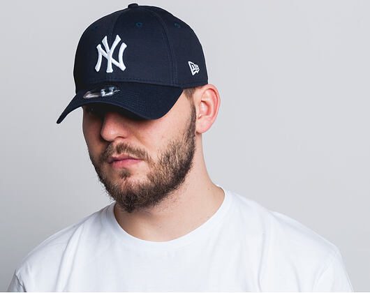 Kšiltovka New Era 9FORTY MLB League Basic New York Yankees - Navy / White