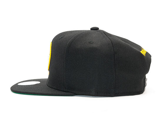 Kšiltovka Mitchell & Ness Solid Team Colour San Francisco Warriors Black Snapback