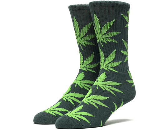 Ponožky HUF Plantlife Crew Deep Green Apple