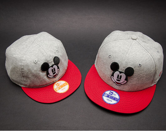 Dětská Kšiltovka New Era Disney Jersey Crown Cray/Scarlet Infant Snapback