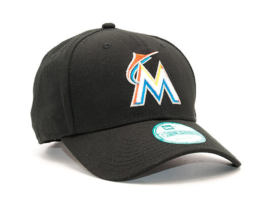 Kšiltovka New Era The League Miami Marlins 9FORTY Black Strapback