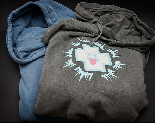 Mikina s kapucí Pink Dolphin Ghost Promo Hoodie Black