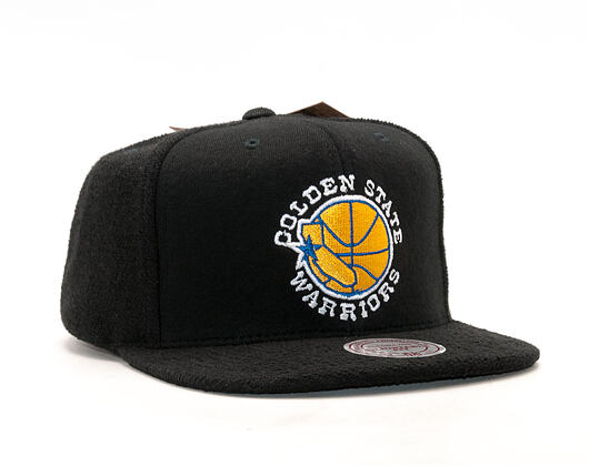 Kšiltovka Mitchell & Ness Tonal Texture French Terry Golden State Warriors Black Snapback