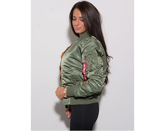 Dámský zimní Bomber Alpha Industries MA-1 SF Wmn Sage Green (-5° C)