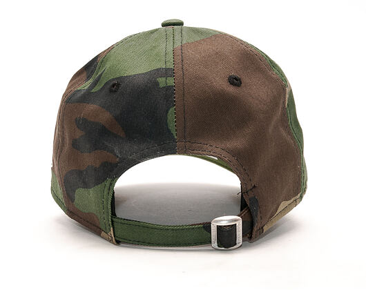 Kšiltovka New Era Mini Logo Essential New York Yankees 9TWENTY Woman Woodland Camo Strapback