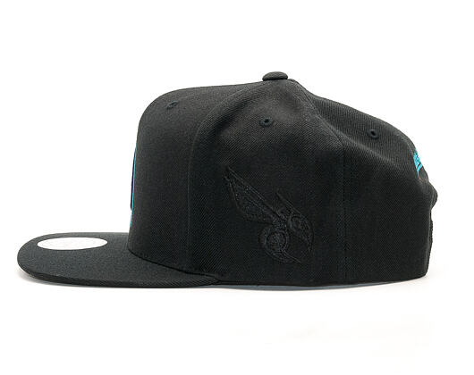 Kšiltovka Mitchell & Ness Elements Charlotte Hornets Black Snapback