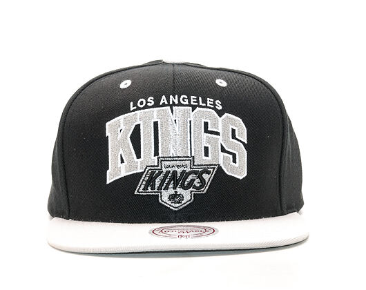 Kšiltovka Mitchell & Ness Team Arch Los Angeles Kings Black/Grey Snapback