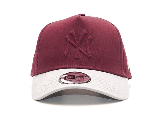 Kšiltovka New Era Gel In Fill New York Yankees Maroon 9FORTY A-FRAME Snapback