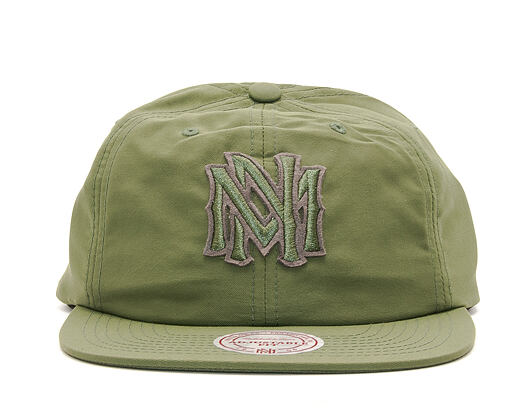 Kšiltovka Mitchell & Ness Oxford Olive Snapback