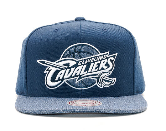 Kšiltovka Mitchell & Ness Melange Infill Cleveland Cavaliers Navy Snapback