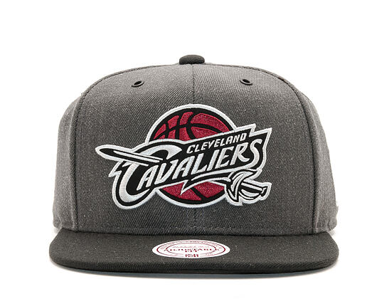 Kšiltovka Mitchell & Ness G3 Logo Cleveland Cavaliers Grey/Black Snapback