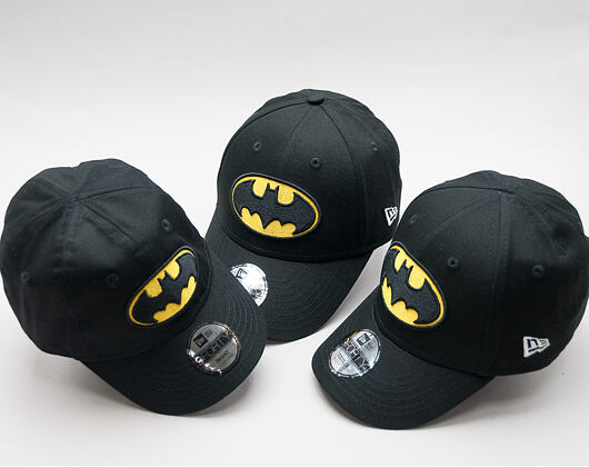 Dětská Kšiltovka New Era Hero Essential Batman 9FORTY Infant Black Strapback