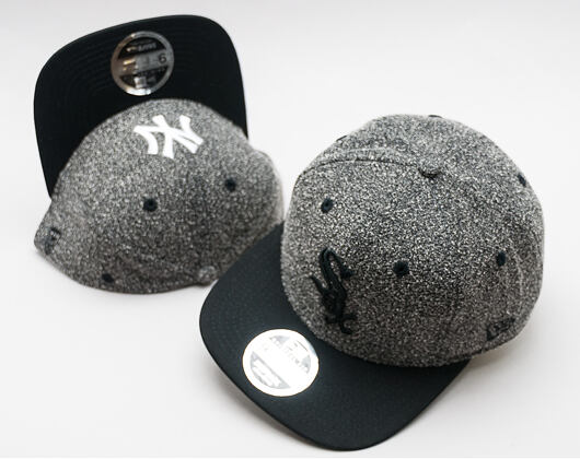Kšiltovka New Era Flecked Crown Chicago White Sox 9FIFTY Grey Snapback