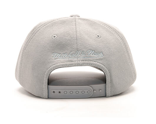 Kšiltovka Mitchell & Ness Throwback Grey Snapback