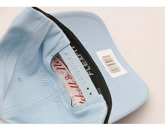 Kšiltovka Mitchell & Ness 110 Flex-Snap Brand Sky Blue Snapback